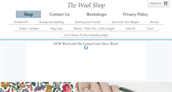 Desktop Screenshot of ludlow-woolshop.co.uk
